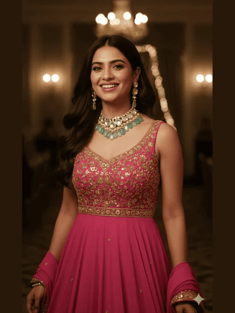 Aisha Kundan Set - Elegant Jewelry for Every Occasion - Image 3