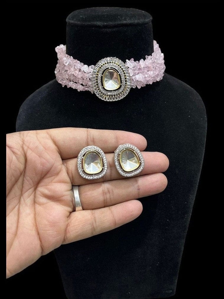 Advita Set - Exquisite Kundan Polki Jewelry for Special Occasions - Image 5