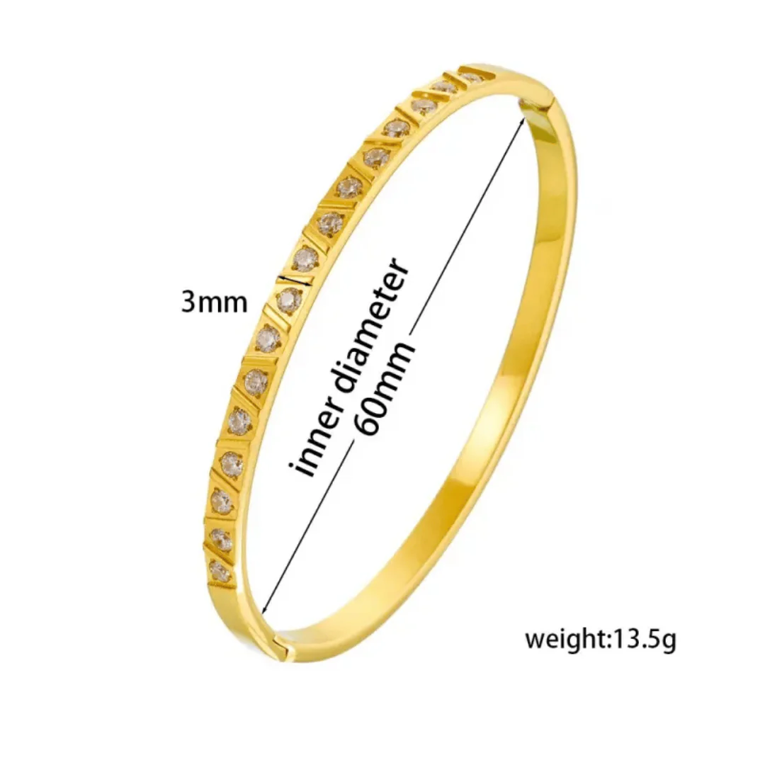 B-104 18k Gold Plated Stainless Steel Tarnish Free - Image 12