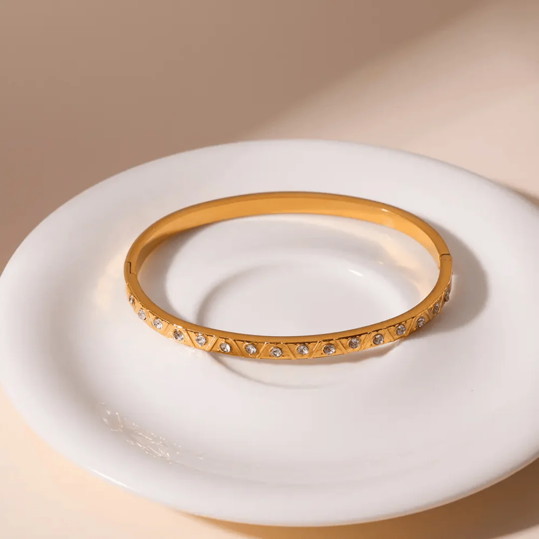 B-104 18k Gold Plated Stainless Steel Tarnish Free - Image 14