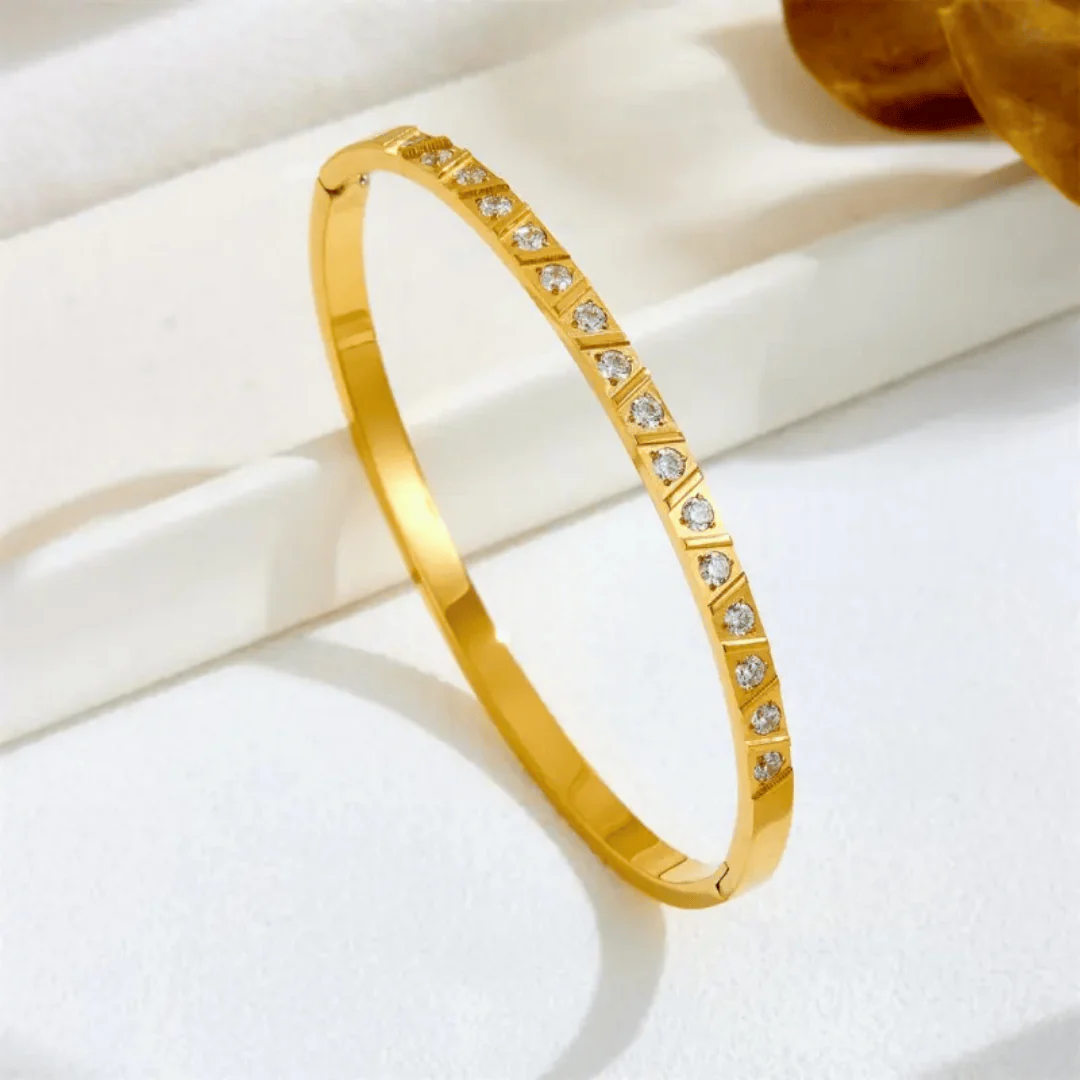 B-104 18k Gold Plated Stainless Steel Tarnish Free - Image 3