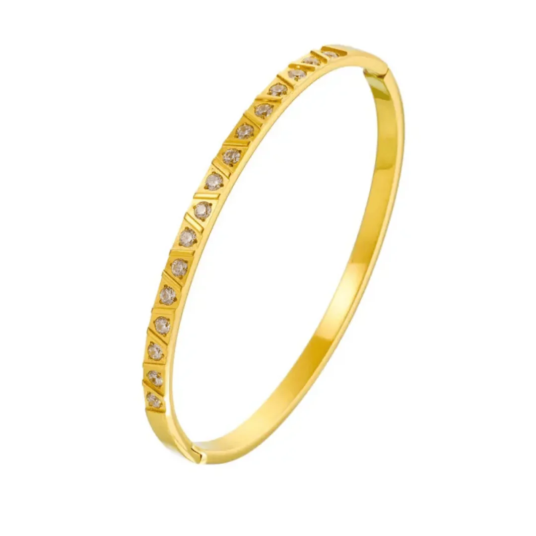 B-104 18k Gold Plated Stainless Steel Tarnish Free - Image 5