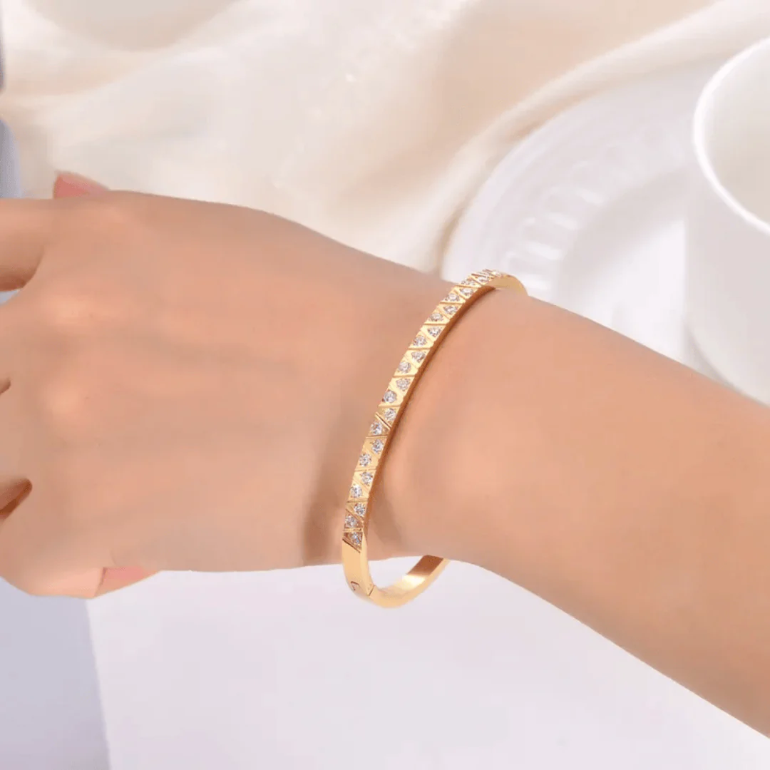 B-104 18k Gold Plated Stainless Steel Tarnish Free - Image 8