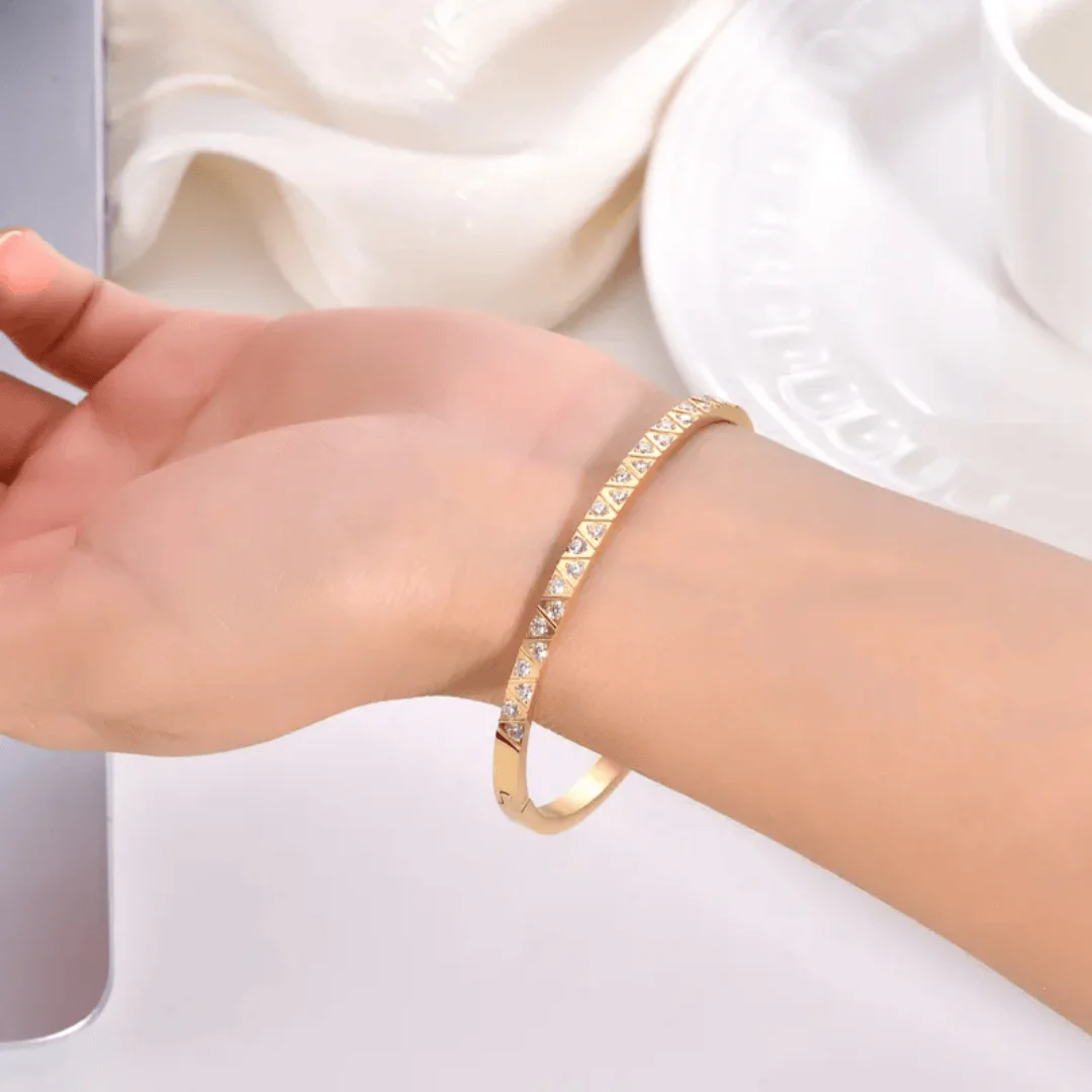 B-104 18k Gold Plated Stainless Steel Tarnish Free - Image 9