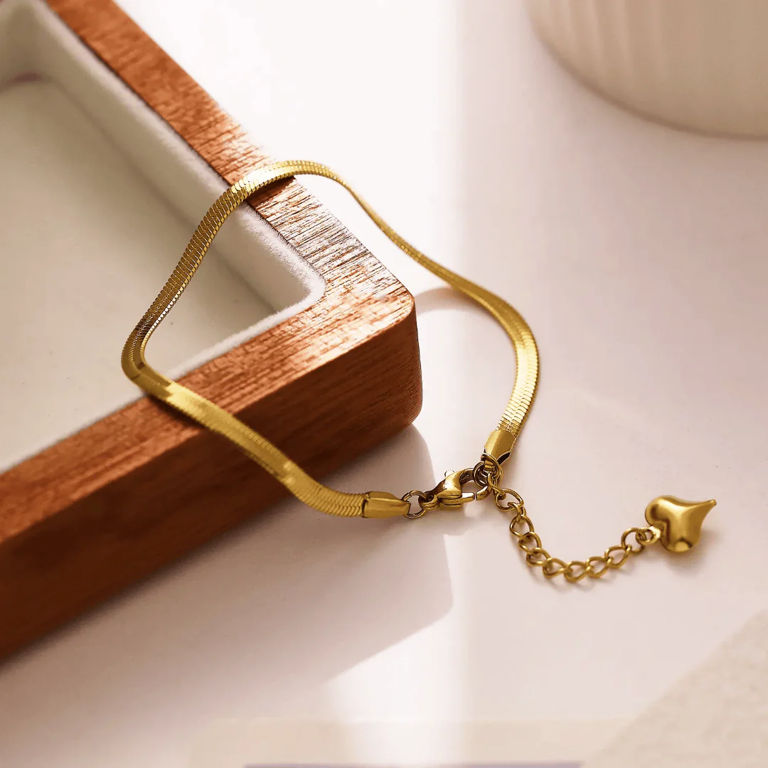 B-107-18k Gold Plated Stainless Steel Tarnish Free - Image 6