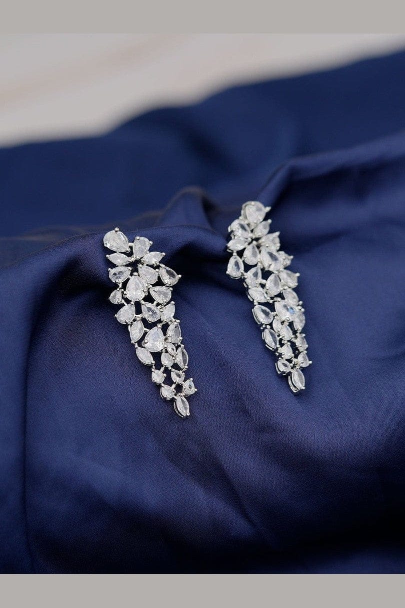 Diamond Diva Earrings - Elegant & Affordable Sparkle - Image 3