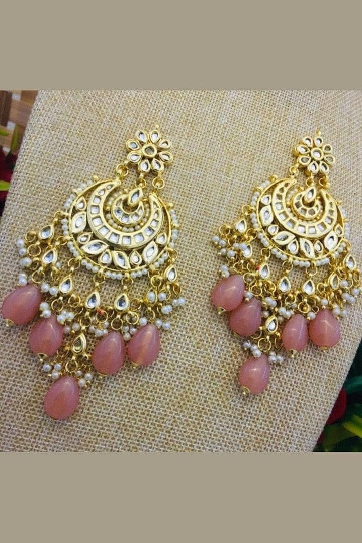 Droplets Earrings - Exquisite Kundan Jewelry by Aganya Kreation - Image 4