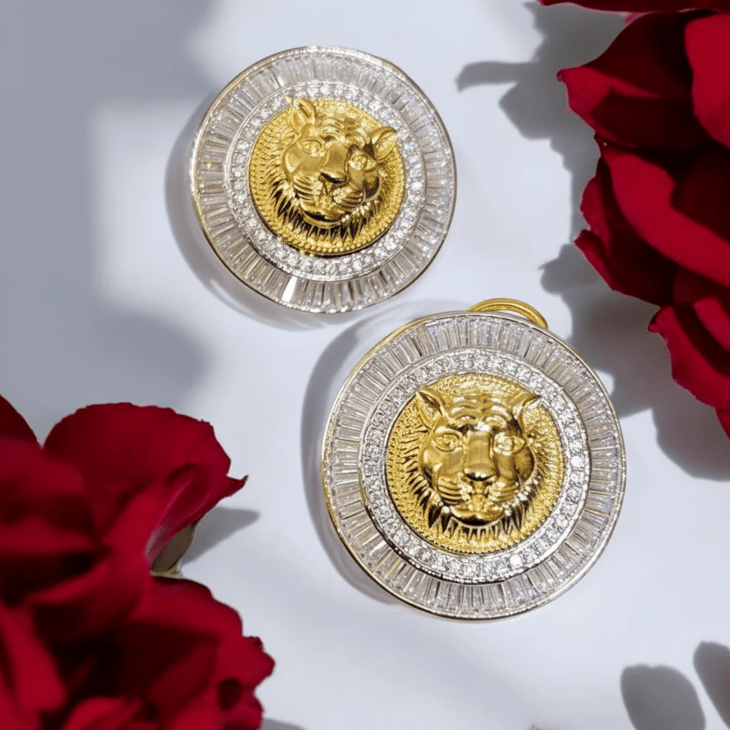 Gabriela Earrings - Elegant American Diamond Jewelry - Image 3