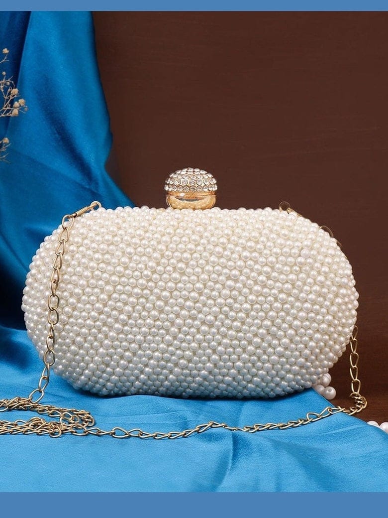 Elegant Jiara Pearl Clutch for Brides and Special Occasions Style - Image 4