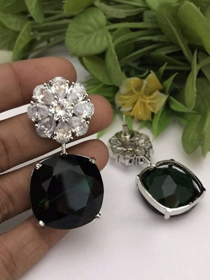 Kainat Earrings - Elegant CZ Jewelry for Every Occasion - Image 3