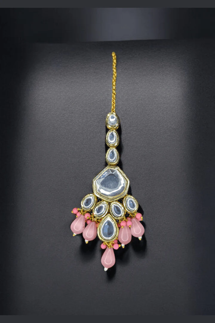 Ethnic Sushmita Onyx Stone Set with Kundan - Aganya Kreation - Image 5