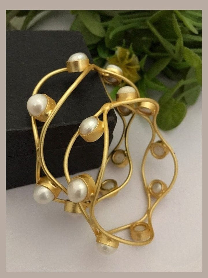 Narayani Real Pearl Bangles - Elegance in Every Detail - Image 3