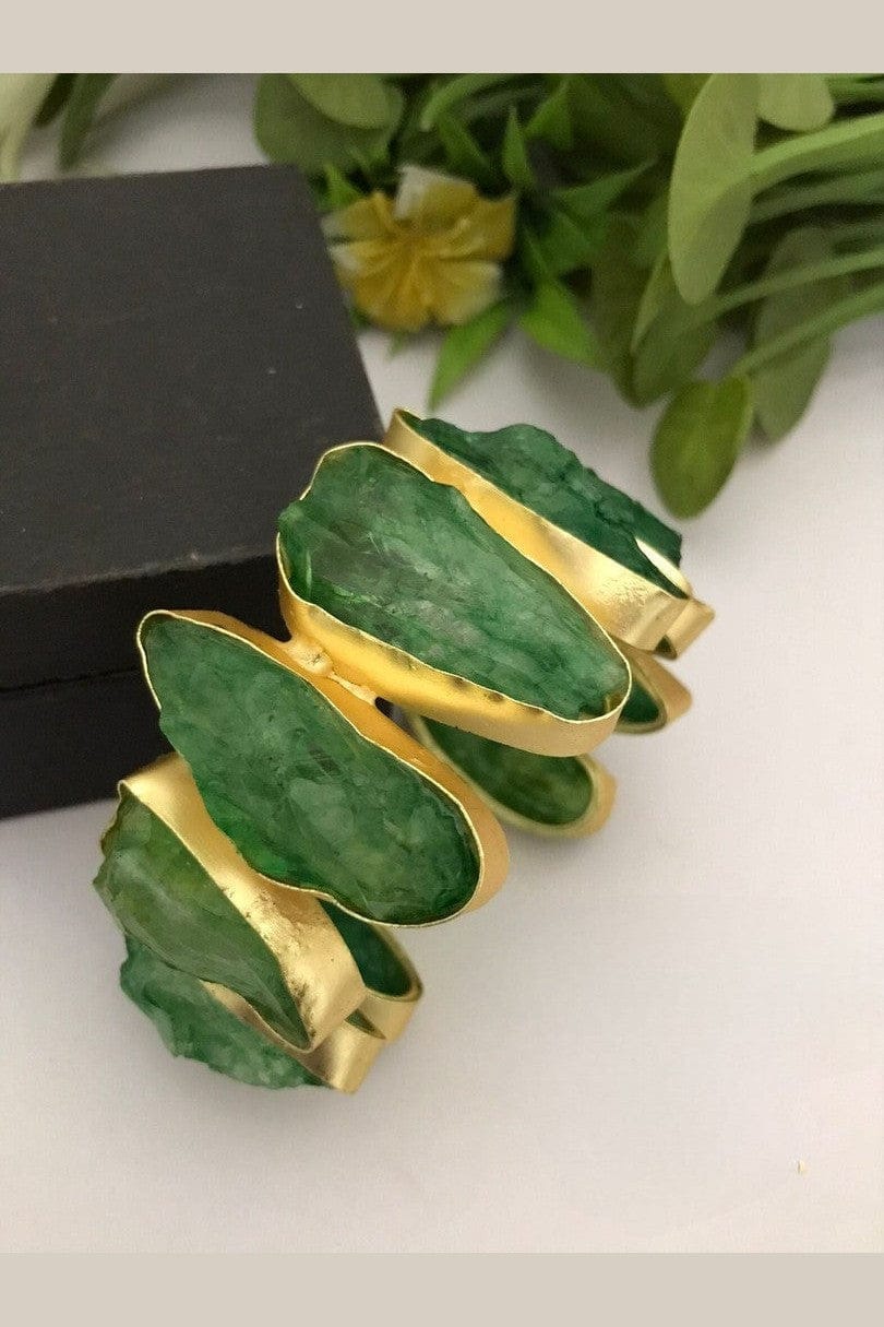 Natural Stone Avni Bracelet - Ethnic & Western Elegance - Image 3