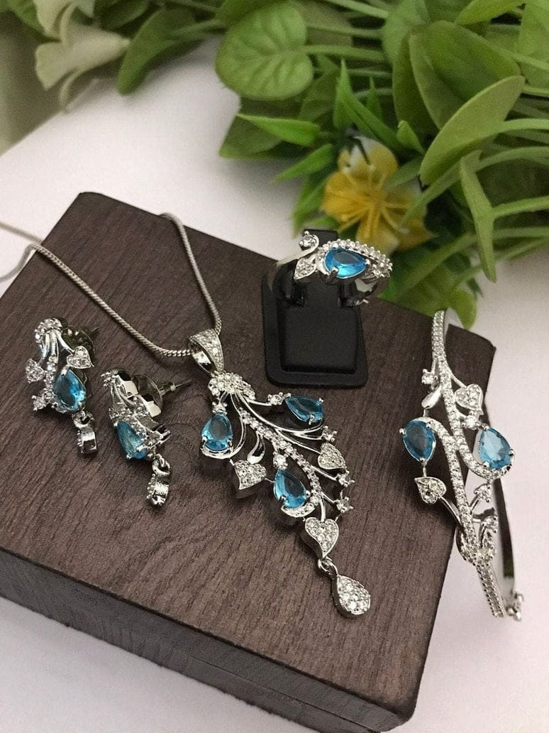 Elegant Pushp Combo - Ethnic & Western Jewelry Set - Image 6