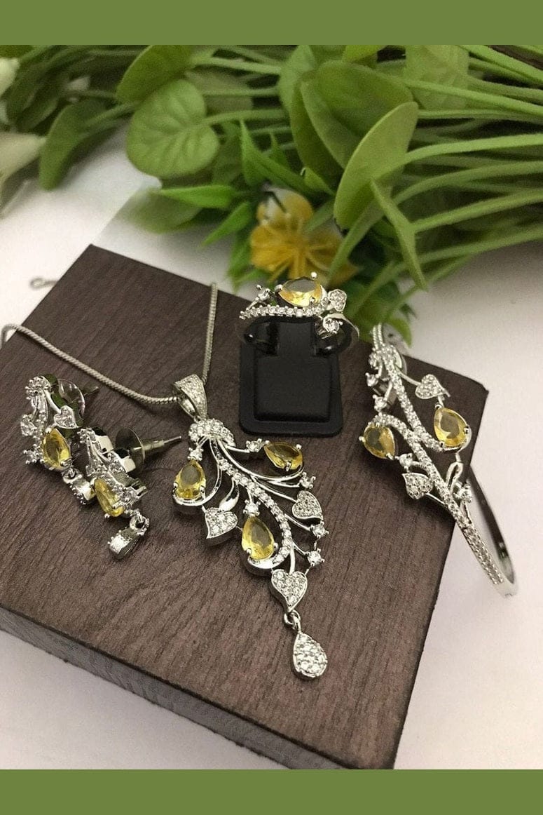 Elegant Pushp Combo - Ethnic & Western Jewelry Set - Image 7