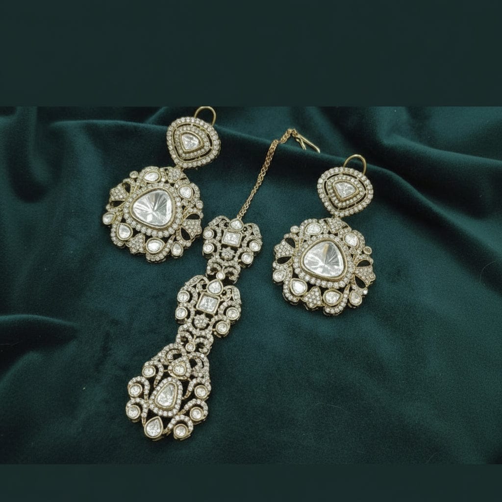 Raya Mangtika Set - Elegant Ethnic Jewelry for Special Occasions - Image 4