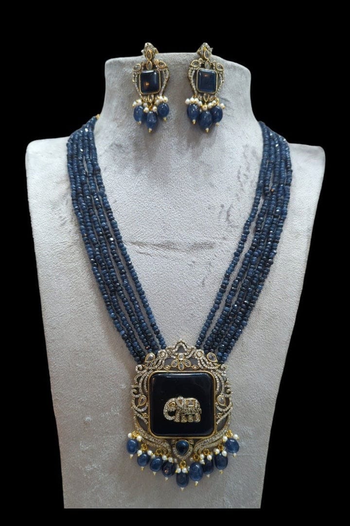 Revti Kundan Semi Precious Set - Elegant Ethnic Jewelry - Image 11