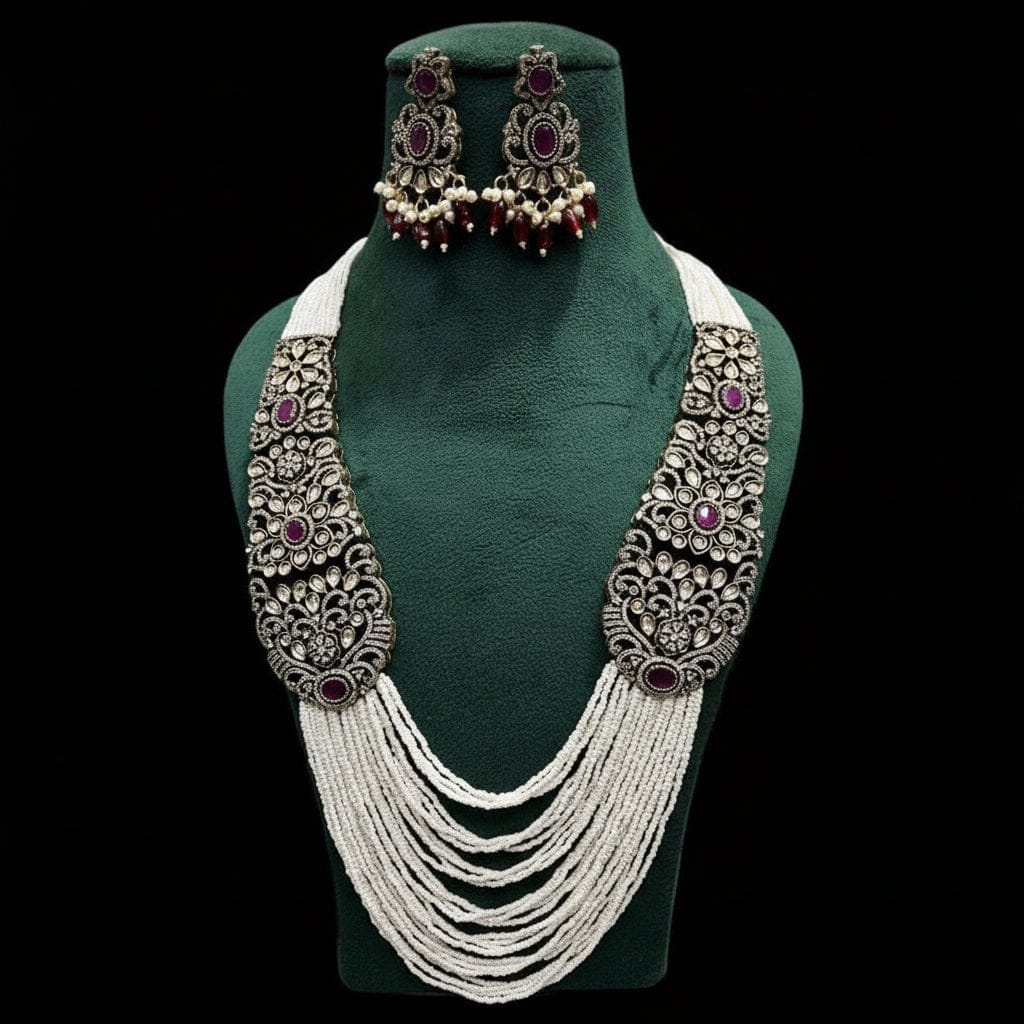 Rudrani Set - Exquisite Ethnic Jewelry for Weddings & Parties - Image 5