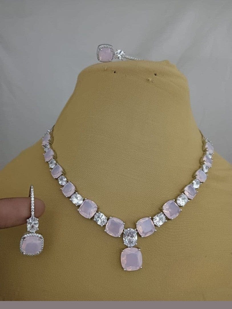 Shayla Necklace - Elegant Ethnic & Western Jewelry Set - Image 3