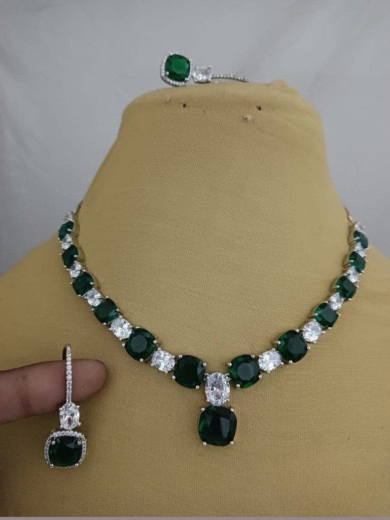 Shayla Necklace - Elegant Ethnic & Western Jewelry Set - Image 4