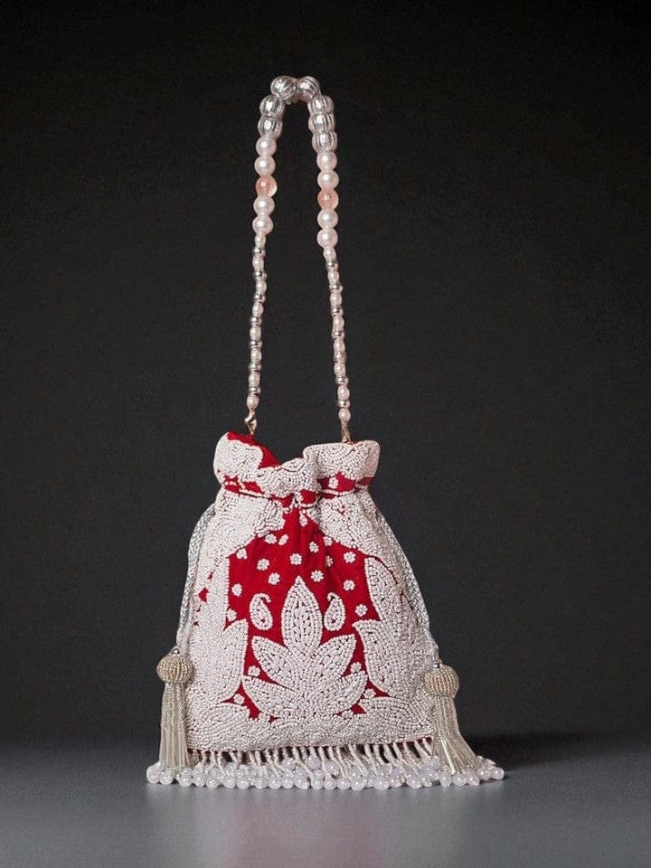 Elegant Vaidehi Potli - Stylish Pearl Bag for Any Occasion - Image 6